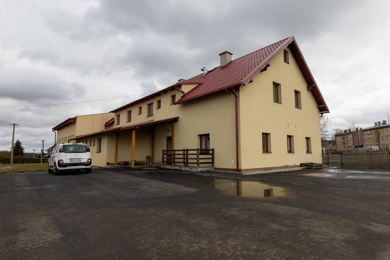 Pohled na penzion